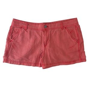 J Crew Garment Dyed Linen Button-Top Shorts